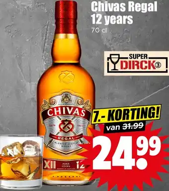 Dirk Chivas Regal 12 years aanbieding