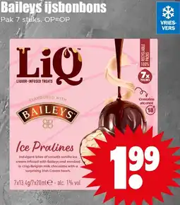 Dirk Baileys ijsbonbons aanbieding