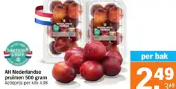 Albert Heijn AH Nederlandse pruimen aanbieding
