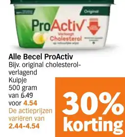 Albert Heijn Alle Becel ProActiv aanbieding