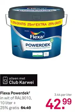 Karwei Flexa Powerdek aanbieding