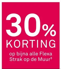 Karwei Op bijna alle flexa strak op de muur aanbieding