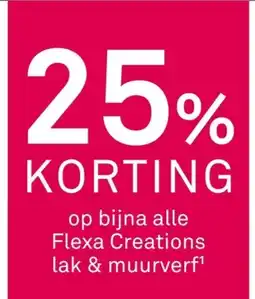 Karwei Op bijna alle flexa creations lak & muurverf aanbieding