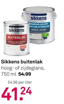 Karwei Sikkens buitenlak aanbieding
