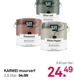 Karwei KARWEI muurverf aanbieding