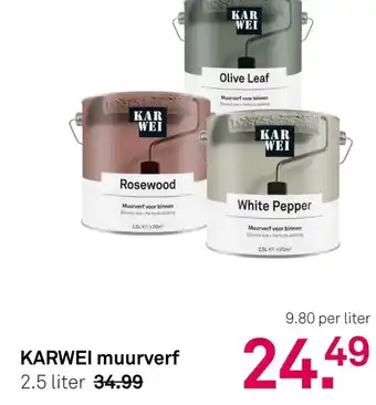 Karwei KARWEI muurverf aanbieding