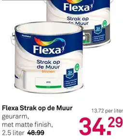 Karwei Flexa Strak op de Muur aanbieding
