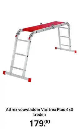 Karwei Altrex vouwladder Varitrex Plus 4x3 treden aanbieding
