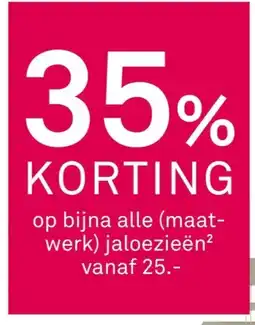 Karwei Op bijna alle jaloezieën aanbieding