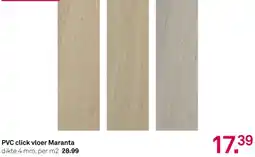 Karwei PVC click vloer Maranta aanbieding
