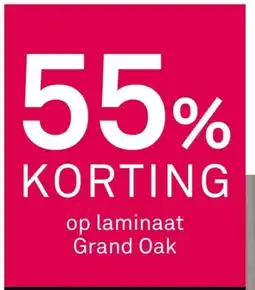 Karwei Op laminaat grand oak aanbieding
