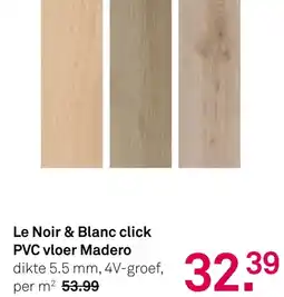 Karwei Le Noir & Blanc click PVC vloer Madero aanbieding