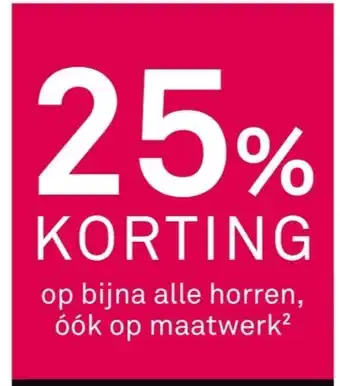 Karwei Op bijna alle horren, óók op maatwerk aanbieding