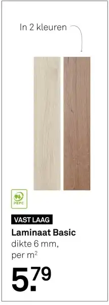Karwei Laminaat Basic aanbieding