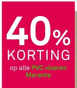 Karwei Op alle pvc vloeren maranta aanbieding