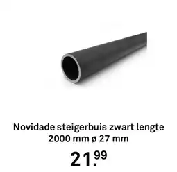 Karwei Novidade steigerbuis zwart aanbieding