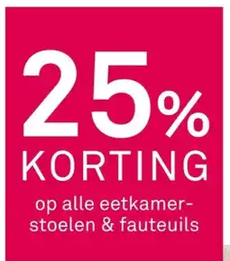 Karwei Op alle eetkamer stoelen & fauteuils aanbieding