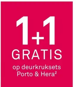 Karwei Op deurkruksets porto & hera aanbieding