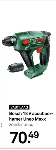 Karwei Bosch 18 V accuboor hamer Uneo Maxx aanbieding