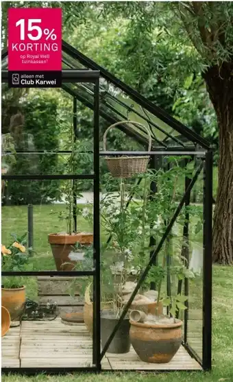 Karwei Royal Well Kate V kweekkas full option aanbieding