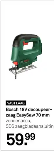 Karwei Bosch 18V decoupeer zaag EasySaw aanbieding