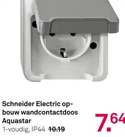 Karwei Schneider Electric op bouw wandcontactdoos aanbieding