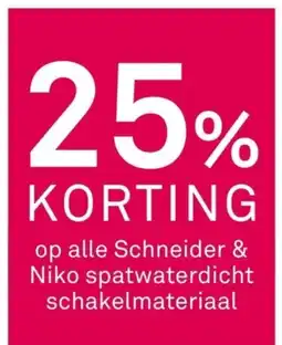 Karwei Op alle schneider & niko spatwaterdicht schakelmateriaal aanbieding