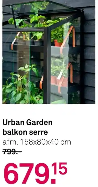 Karwei Urban Garden balkon serre aanbieding