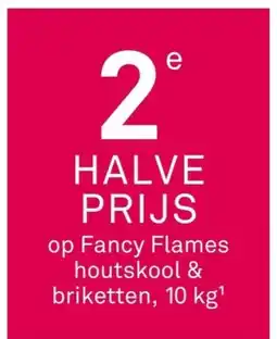Karwei Op fancy flames houtskool & briketten aanbieding