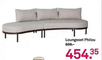 Karwei Loungeset Philou aanbieding