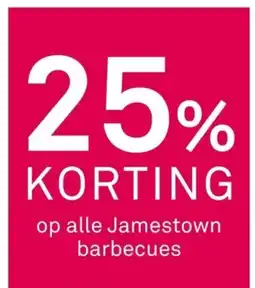 Karwei Op alle jamestown barbecues aanbieding