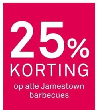 Karwei Op alle jamestown barbecues aanbieding