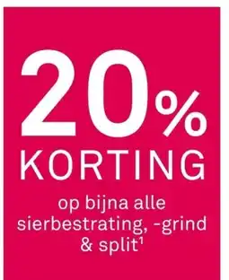 Karwei Op bijna alle sierbestrating, grind & split aanbieding
