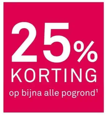 Karwei Op bijna alle pogrond aanbieding