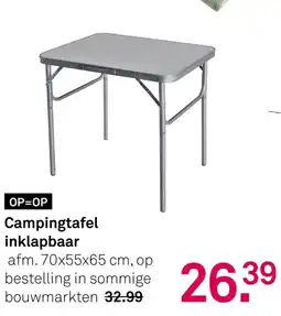 Karwei Campingtafel inklapbaar aanbieding
