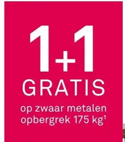 Karwei Op zwaar metalen opbergrek aanbieding