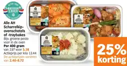 Albert Heijn Alle AH Scharrelkip Ovenschotels of traybakes aanbieding