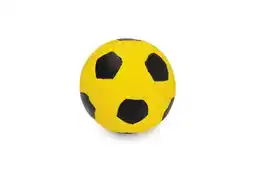 Welkoop Beeztees Voetbal - Hondenspeeltje - Zwart Geel - ø 8 cm aanbieding