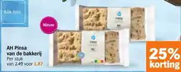 Albert Heijn AH Pinsa van de bakkerij aanbieding