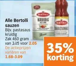 Albert Heijn Alle Bertolli sauzen aanbieding