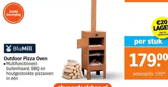 Albert Heijn BluMill Outdoor Pizza Oven aanbieding