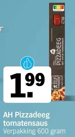 Albert Heijn AH Pizzadeeg tomatensaus aanbieding