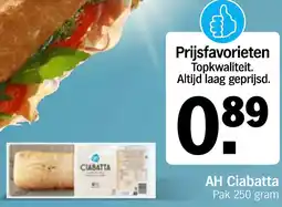 Albert Heijn AH Ciabatta aanbieding
