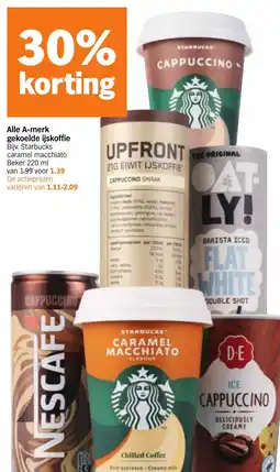 Albert Heijn Alle A-merk gekoelde ijskoffie aanbieding