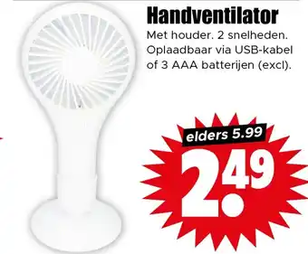 Dirk Handventilator aanbieding