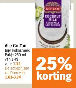 Albert Heijn Alle Go-Tan aanbieding