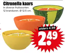 Dirk Citronella kaars aanbieding