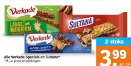 Albert Heijn Alle Verkade Specials en Sultana aanbieding