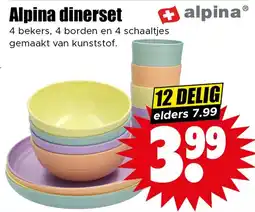 Dirk Alpina Dinerset aanbieding