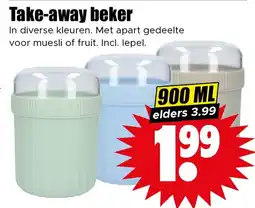 Dirk Take Away Beker aanbieding